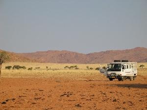 am Rande der Namibwüste
